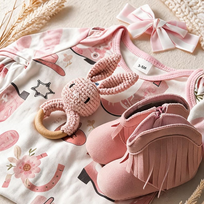 Little cowgirl boots set (3)