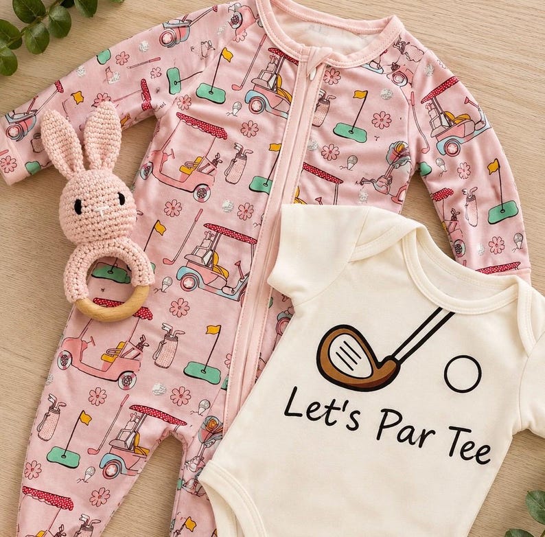 Pink romper set