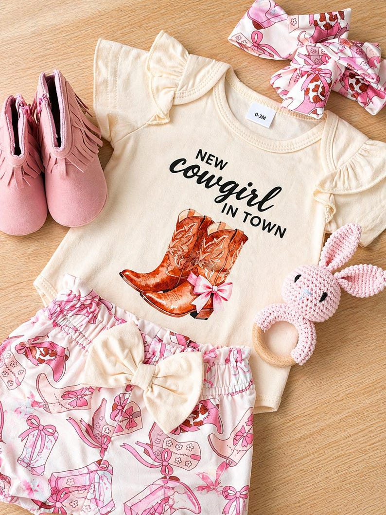 Little cowgirl boots set (2)