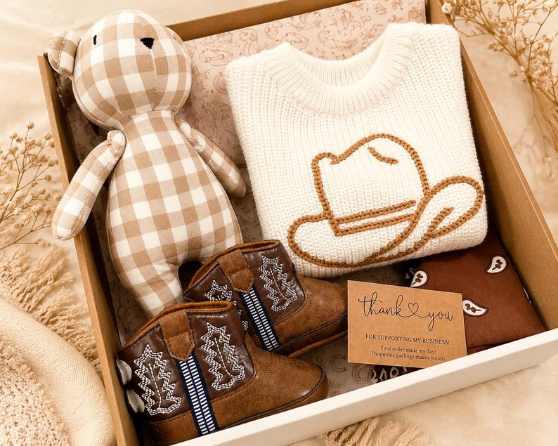 Little cowboy boots set (4)